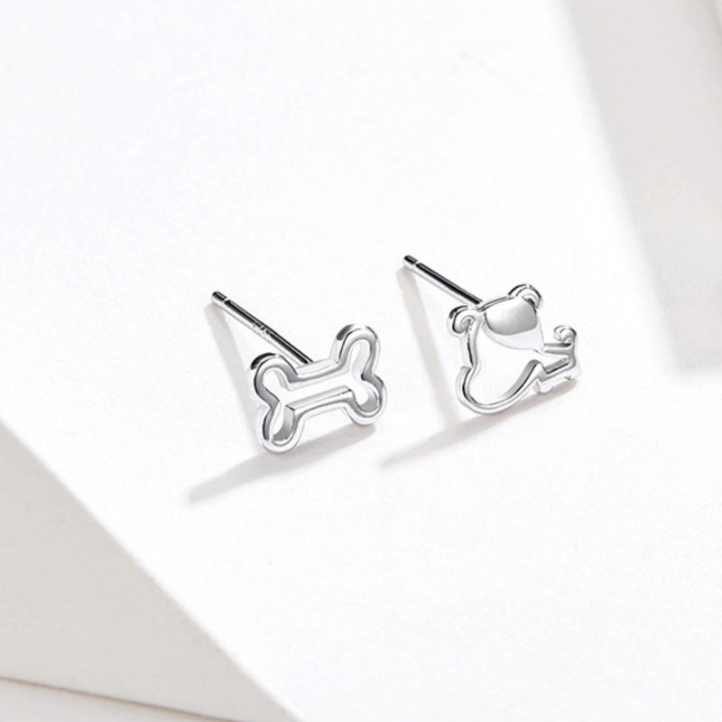 Bone and Dog Rings in Genuine 925 Sterling Silver (4)