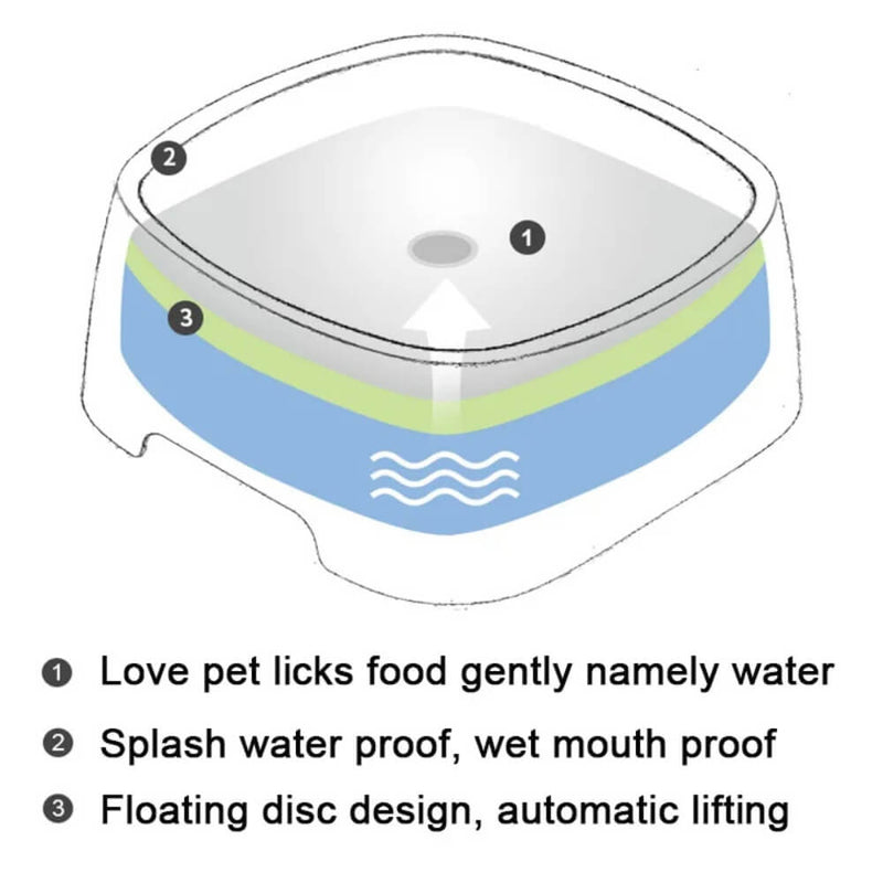 Floating Bowl for Drinking Water for Dogs and Cats (5)