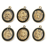 Personalized Golden Retriever dog id collar tag (3)