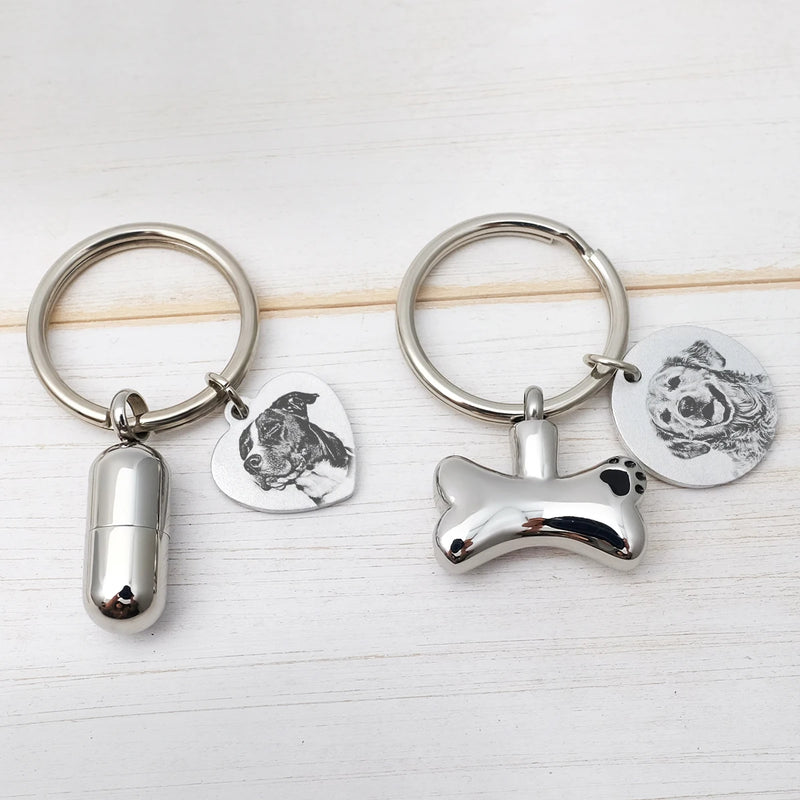 Personalized Pet Urn Keychain