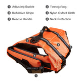 Dog Life Jacket Reflective Adjustable