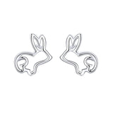 Women's Design Rabbit Tray Rings - Silver Rings 925 (2)