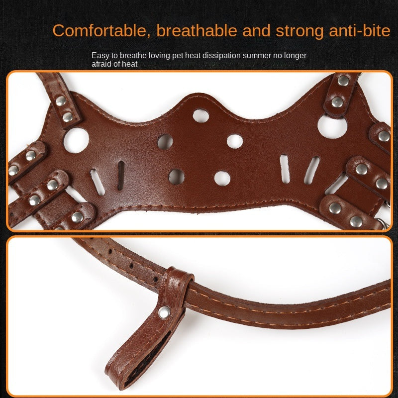 Anti-barking, anti-bite mouth mask