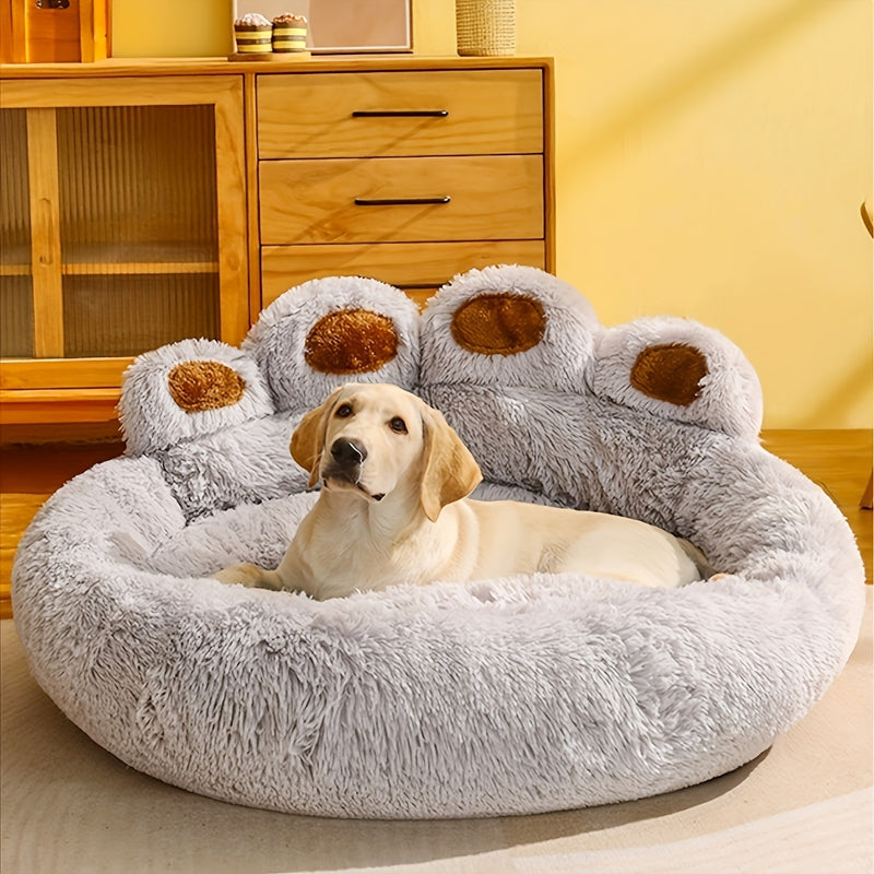 Comfortable Bear Bed for Dogs and Cats - Soft Sofa