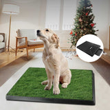 Pet training pad with artificial grass