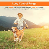 Rechargeable Waterproof Shock Training Collar for Dogs with Remote Range.