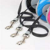 Portable telescopic collar for dogs