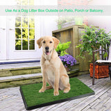 Pet training pad with artificial grass