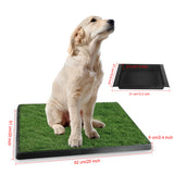 Pet training pad with artificial grass