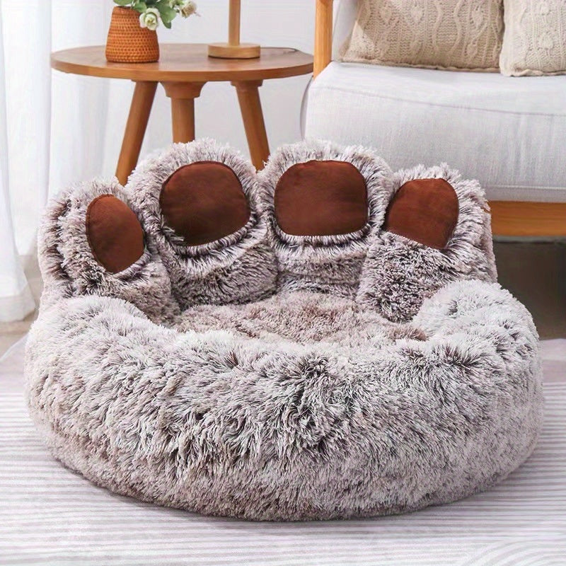 Comfortable Bear Bed for Dogs and Cats - Soft Sofa