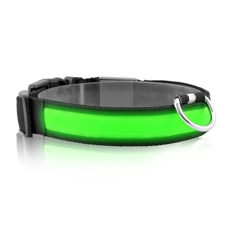LED dog safety collar, USB rechargeable