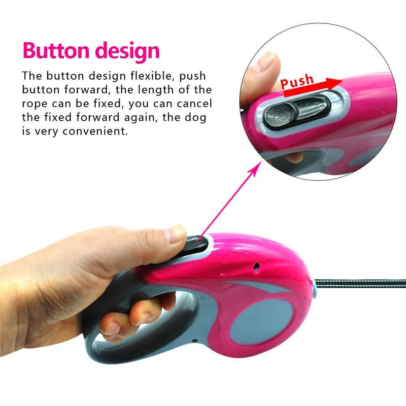Portable telescopic collar for dogs