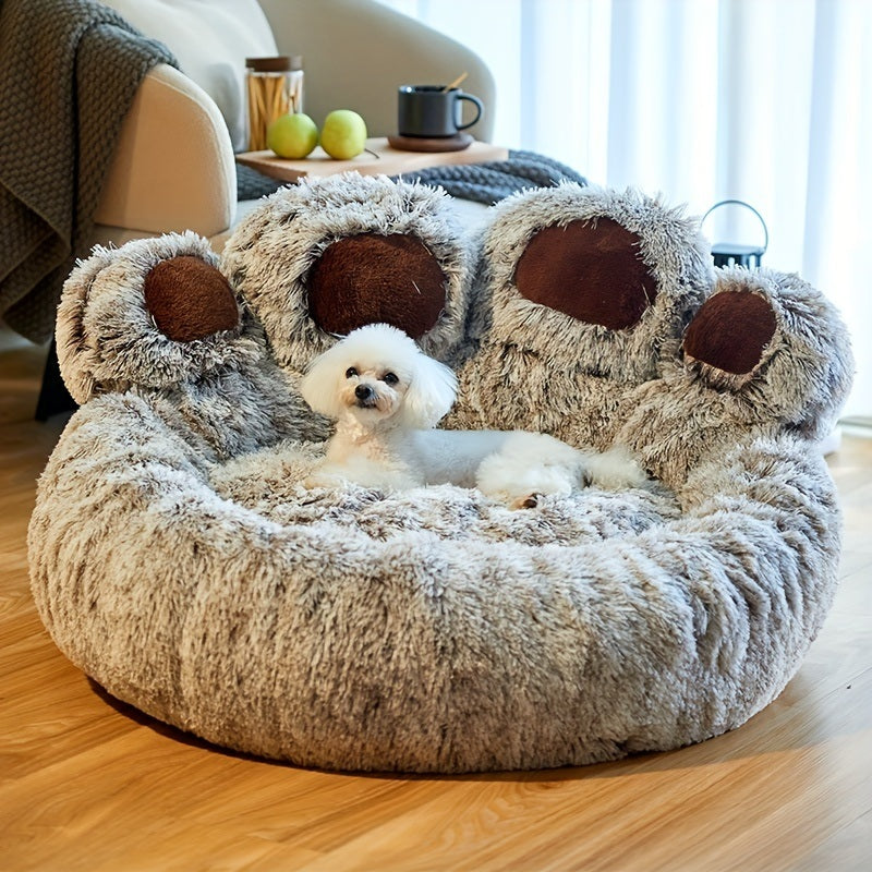 Comfortable Bear Bed for Dogs and Cats - Soft Sofa
